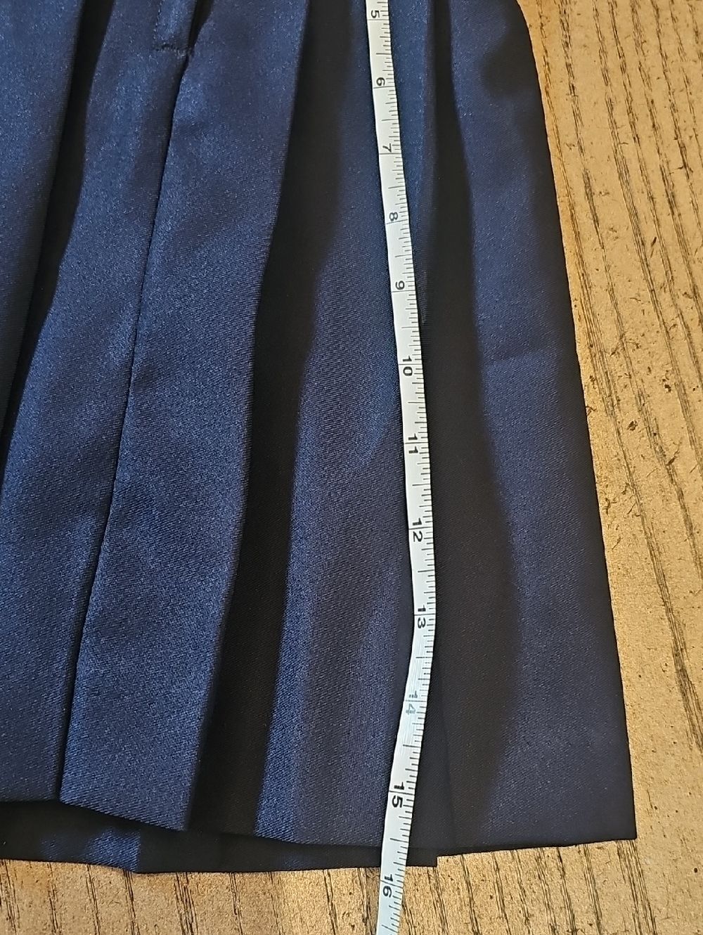 French Toast Navy Pleated Mini Skirt Size 6 - Picture 6 of 7
